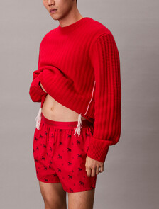 農曆新年修身四角內褲, Untamed Horses_Rouge, hi-res