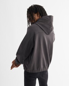 CALVIN KLEIN MOVE RELAXED SPACER HOODIE, Charcoal Smoke, hi-res