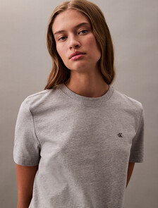 CLASSIC SLIM T 恤, HEROIC GREY HEATHER CM1BK 08, hi-res