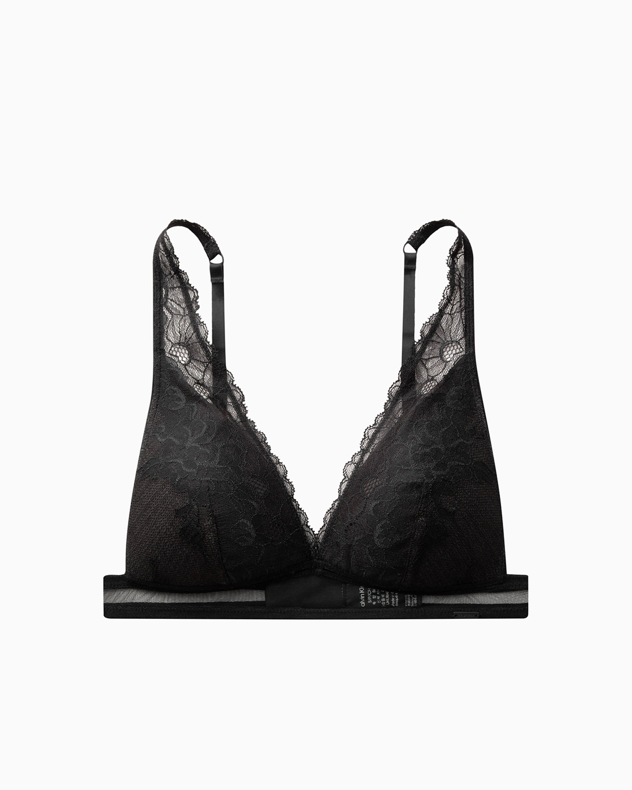 Lace Triangle Bra | black | Calvin Klein 香港