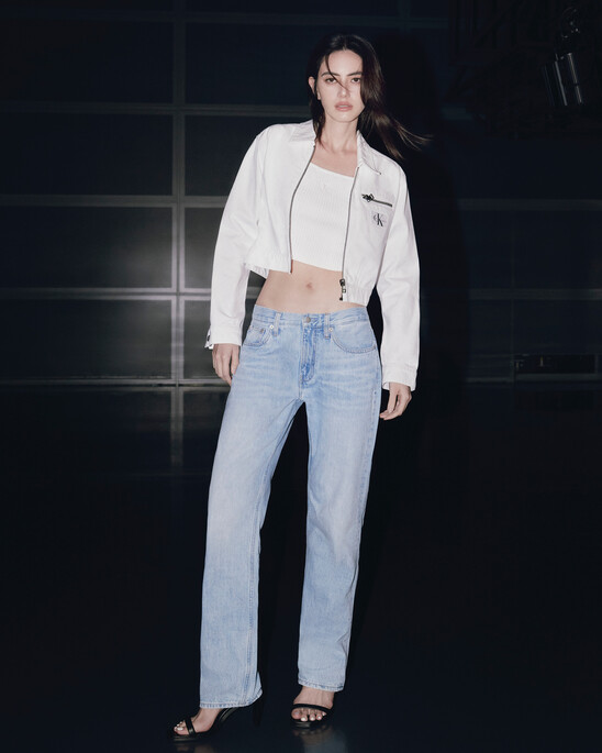 Sustainable Low Rise Straight Jeans