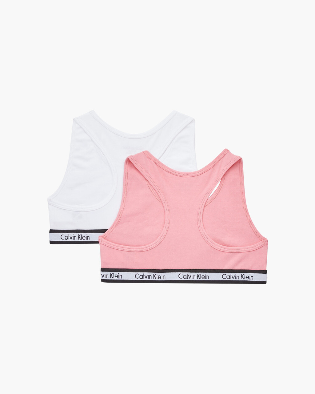 Modern Cotton 女孩無鋼圈內衣 2 件組, Roseypink/Pvhwhite, hi-res