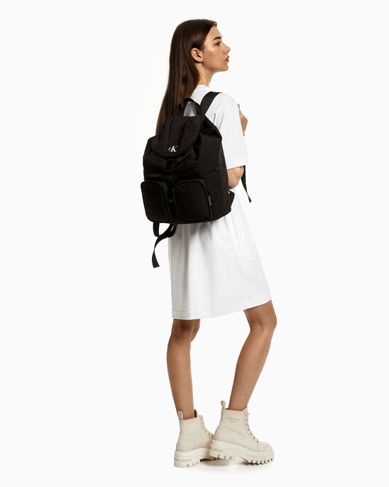 CITY NYLON FLAP BACKPACK 40 CM