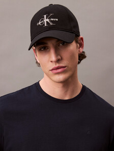 Twill Logo Cap, Black, hi-res