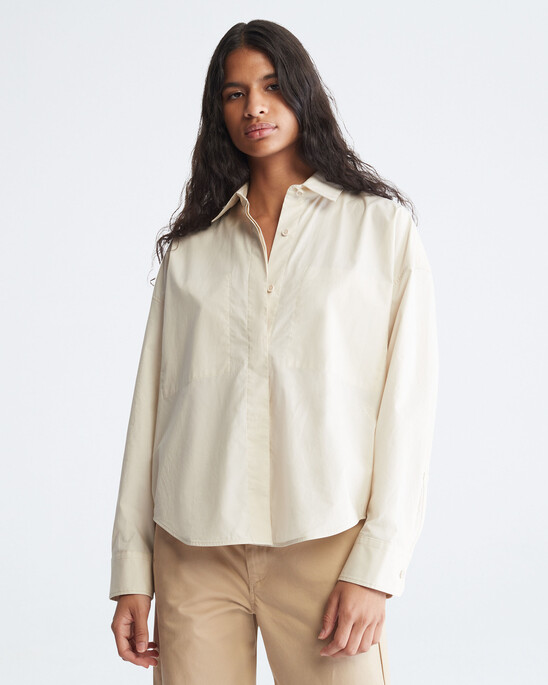 LONG SLEEVE POPLIN SHIRT