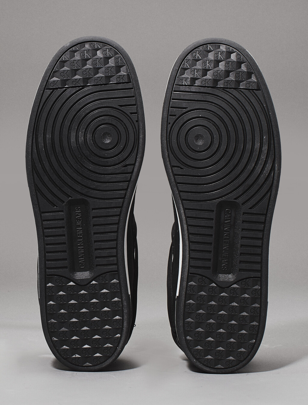 Leather High-Top Trainers, Black/Bright White, hi-res