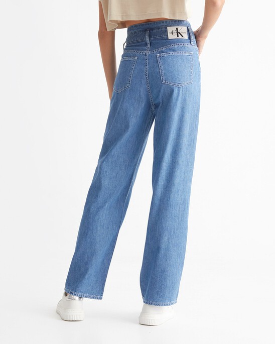 SUMMER TENCEL HIGH RISE LOOSE JEANS