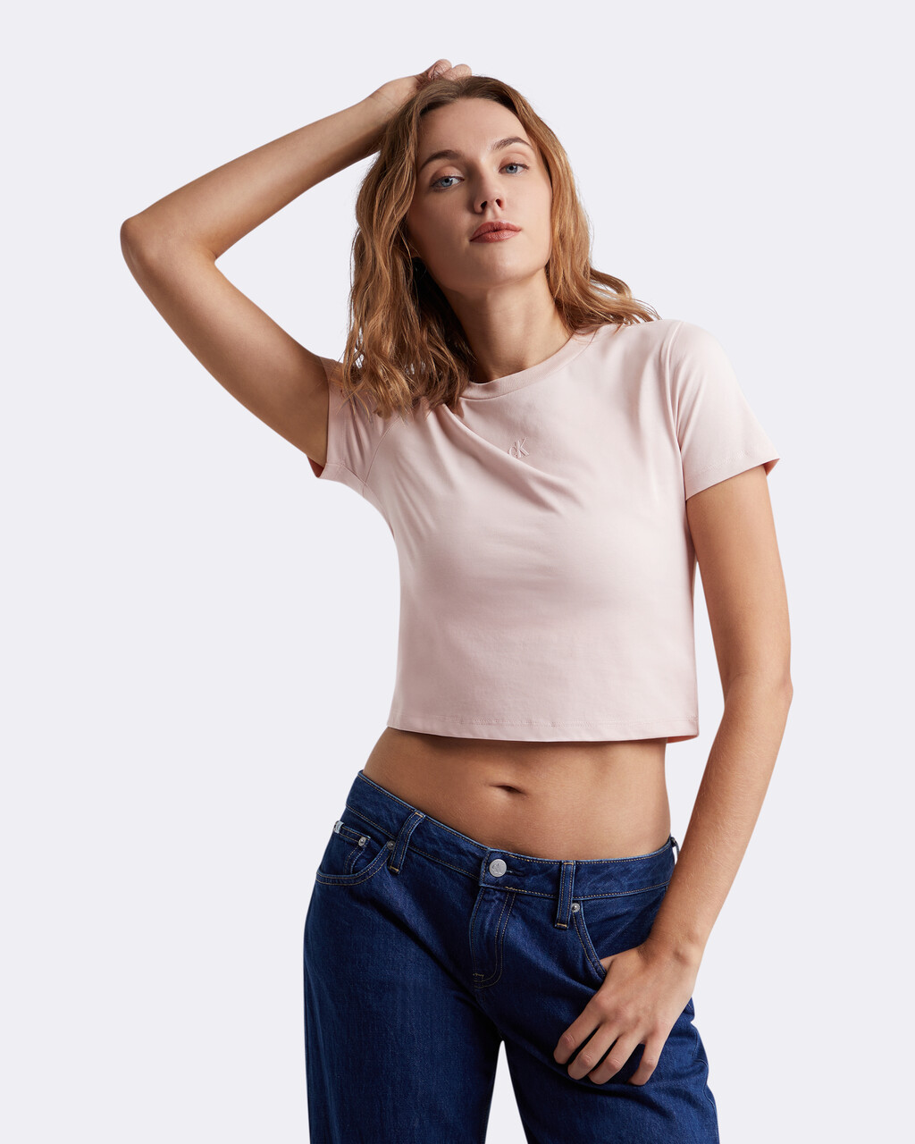 Cooling UV 貼身版型 T 恤, Sepia Rose, hi-res