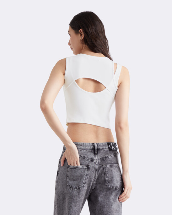 Layered Cut-out Tank Top