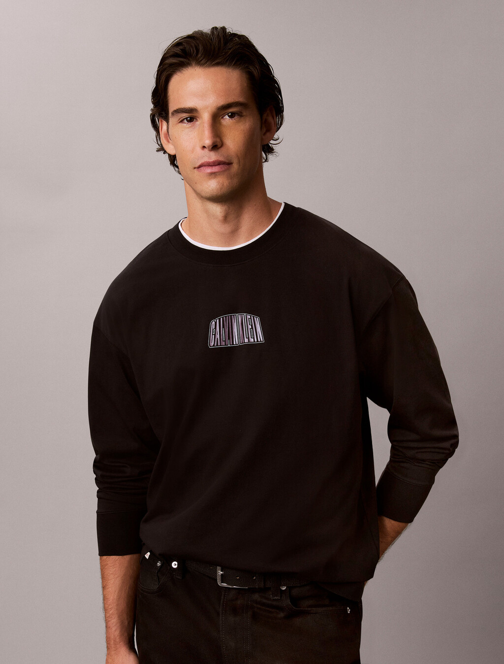 Logo Graphic T-Shirt, Black, hi-res