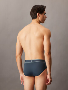 Tonal Logo Hip Brief, Ink, hi-res