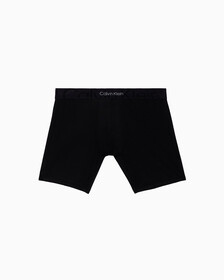 Embossed Icon Microfiber Boxer Briefs, Black, hi-res