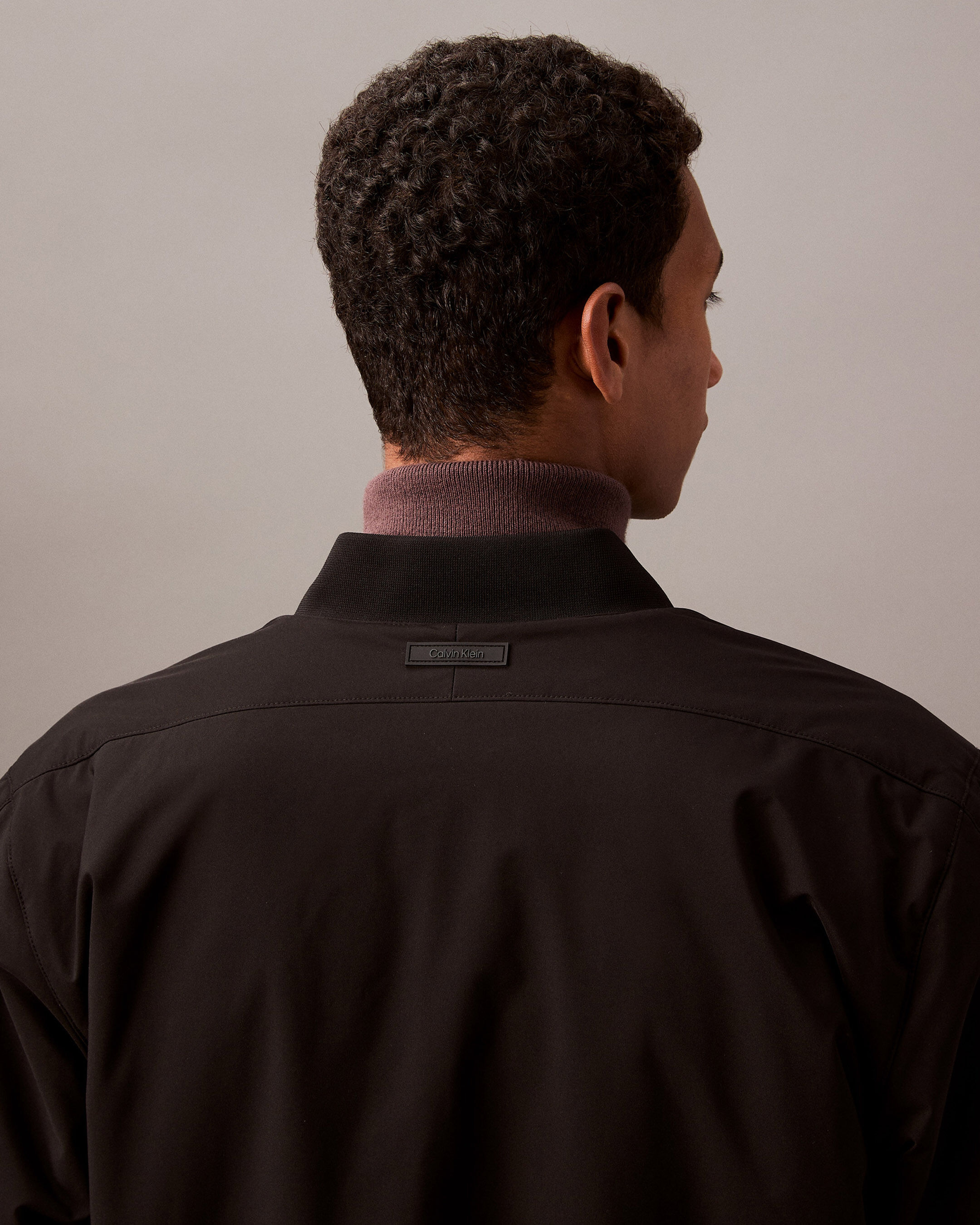 Calvin klein men's wool bomber jacket shop