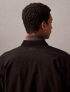 Reversible Wool Blend Bomber Jacket, Charcoal Heather, hi-res