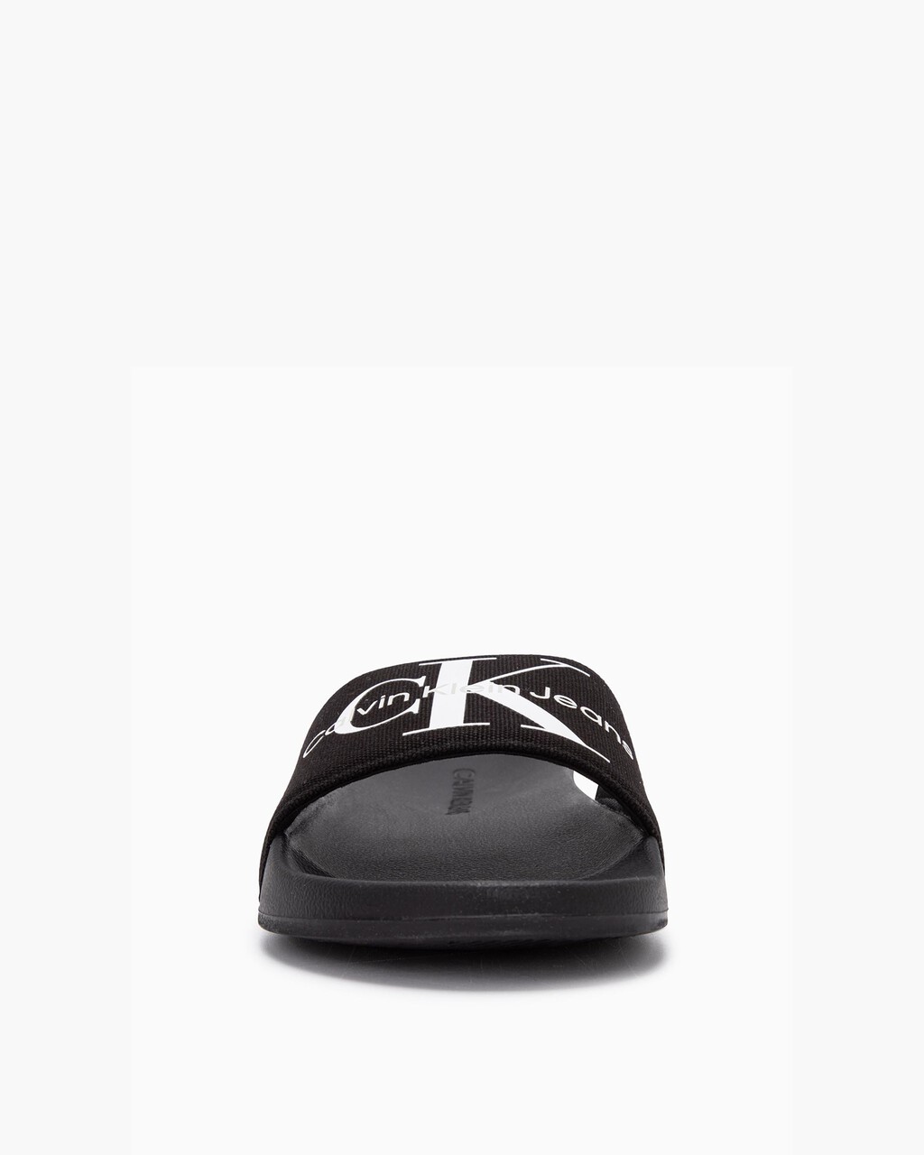 Monogram Cotton 拖鞋, Black, hi-res