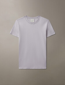 Refined Cotton Jersey Slim Tee, Lilac Marble, hi-res