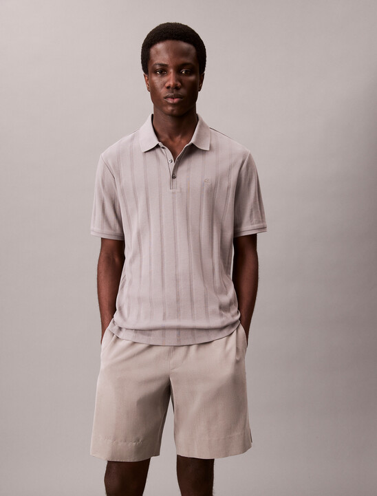 Variegated Rib Classic Polo Shirt