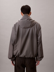Reflective Ombre Windbreaker Jacket, Silver Ombre, hi-res