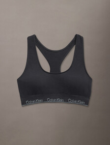 Modern Seamless Lightly Lined Bralette, Black, hi-res
