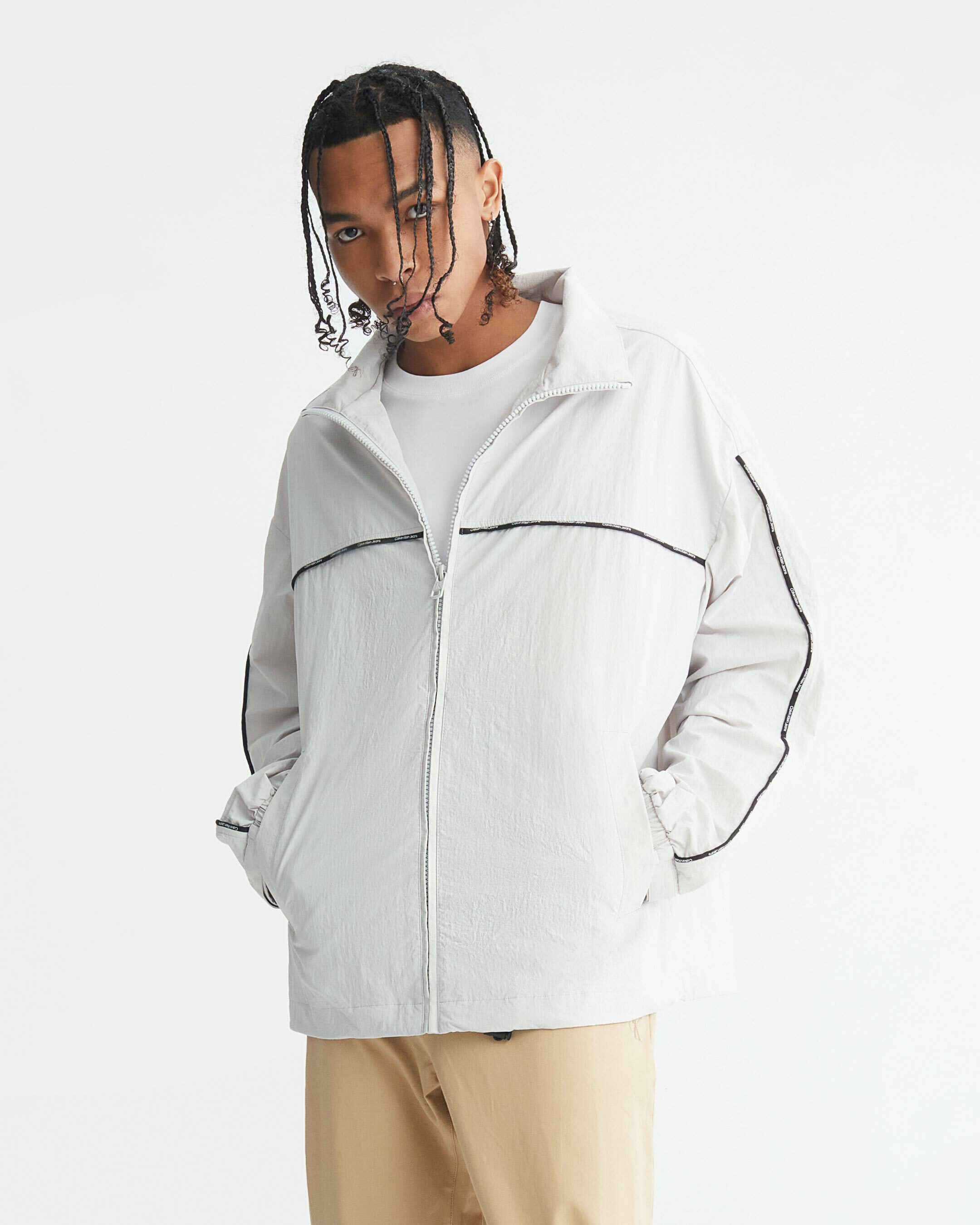 Calvin klein logo shop windbreaker