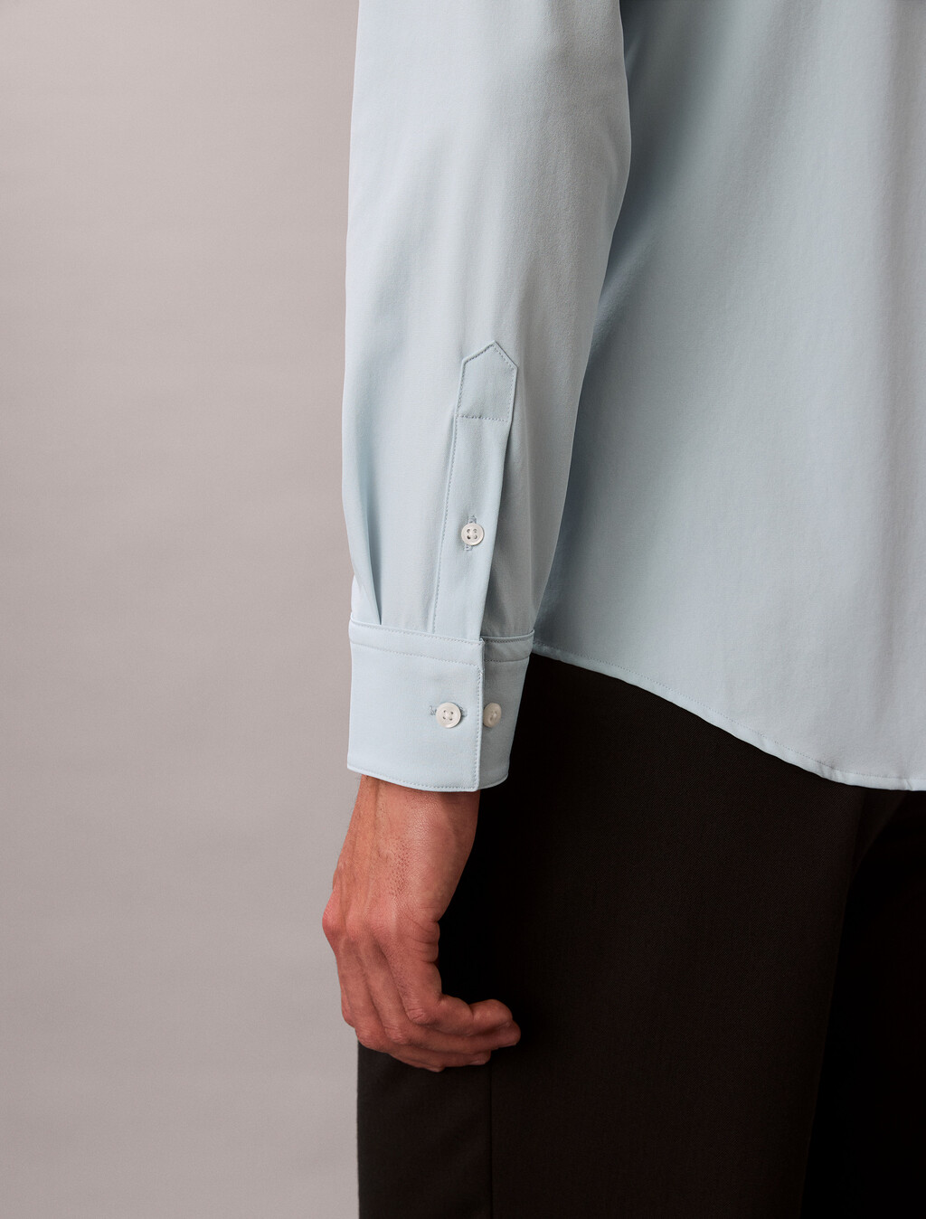 Tech Stretch Slim Shirt, Niagara Mist, hi-res