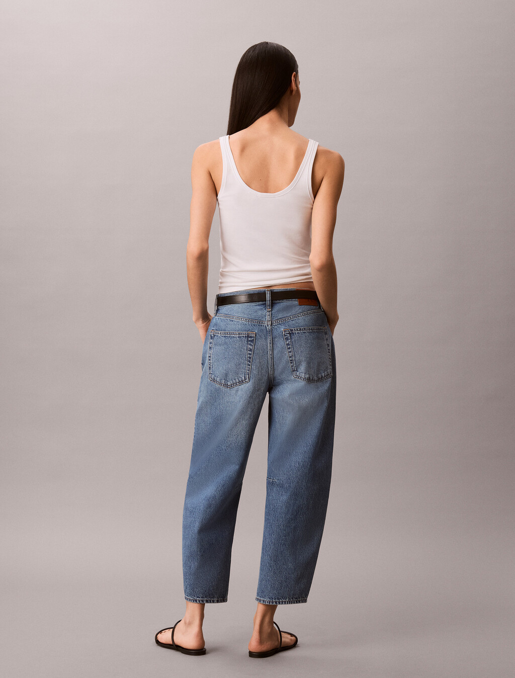 Cropped Barrel Jeans, TINTED AIRWAY, hi-res