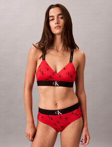 CK Graphic Hipster Panty, Smudge CK Small+Goji Berry, hi-res