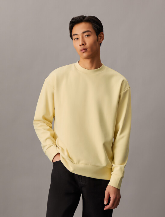 Combed Lightweight Interlock Cotton Sweatshirt