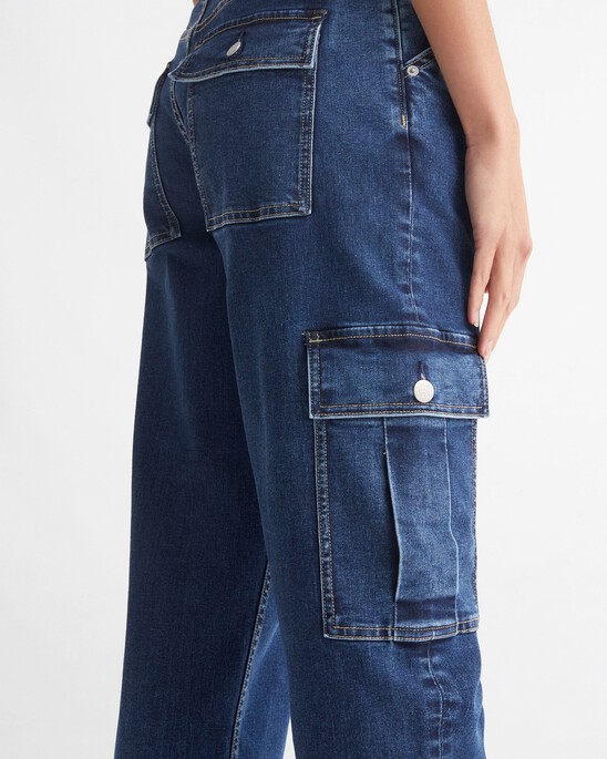 37.5 90S STRAIGHT CARGO JEANS