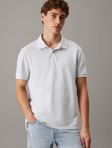 Cotton Piqué Polo Shirt, Plein Air, hi-res