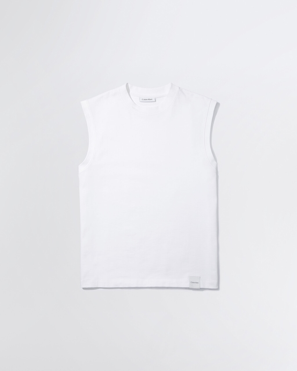 CK STANDARDS COMPACT MUSCLE T 恤, BRILLIANT WHITE, hi-res