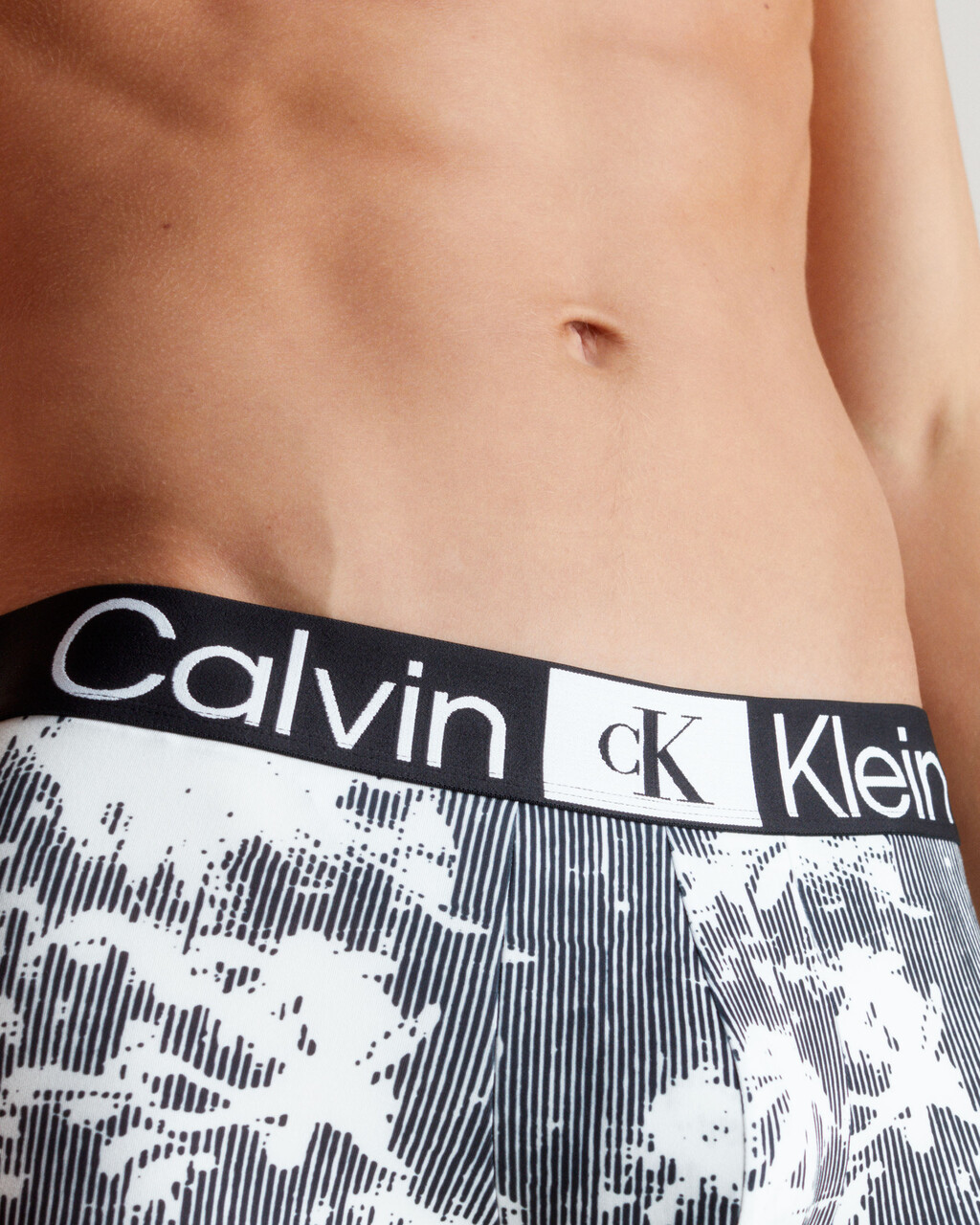 Calvin Klein 1996 Low Rise Trunks, BLACK/WHITE, hi-res