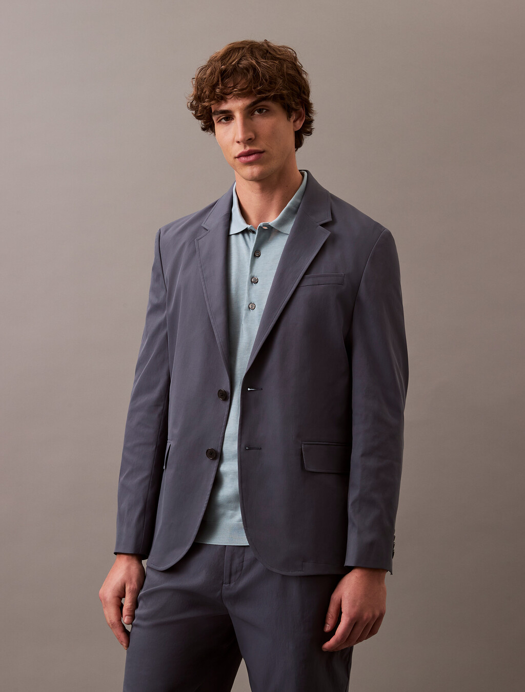 Slim Tech Travel Blazer, India Ink, hi-res