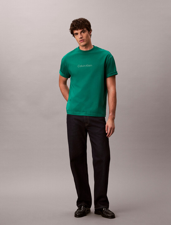 Calvin Logo Crew Neck Tee