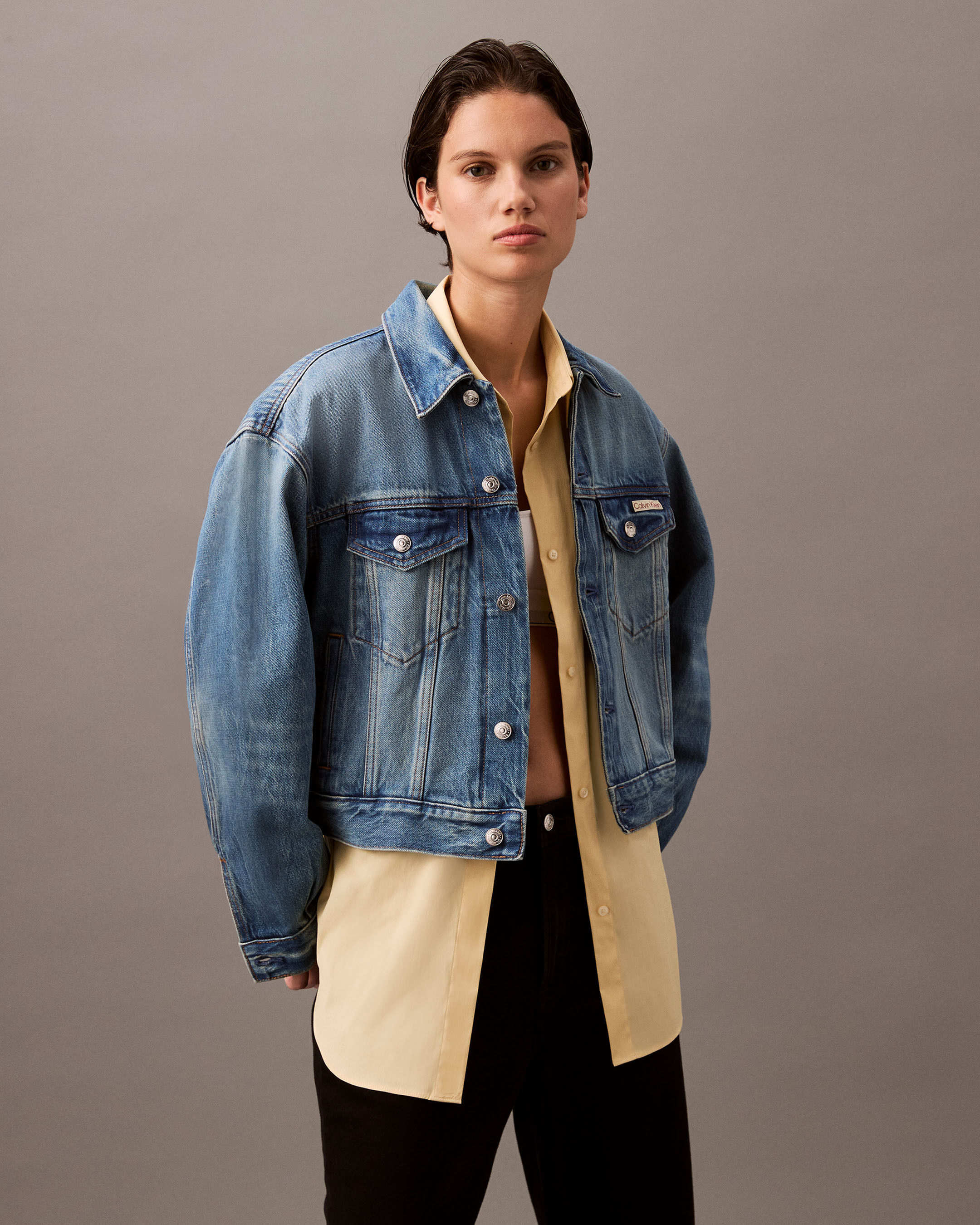 90s Trucker Jacket | blue | Calvin Klein Hong Kong