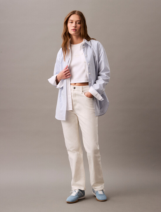 Slim Cropped Monogram T-shirt