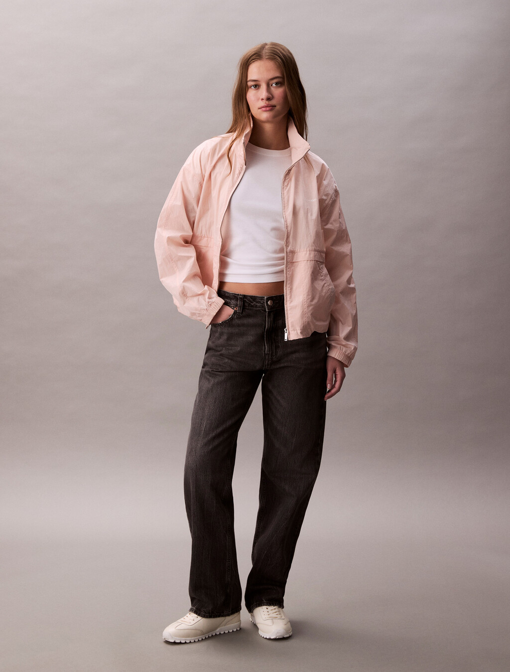 UV Cooling Essential Windbreaker, Cloud Pink, hi-res