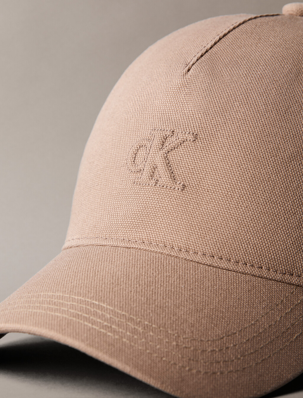 Cotton Canvas Logo Cap, Desert Taupe, hi-res