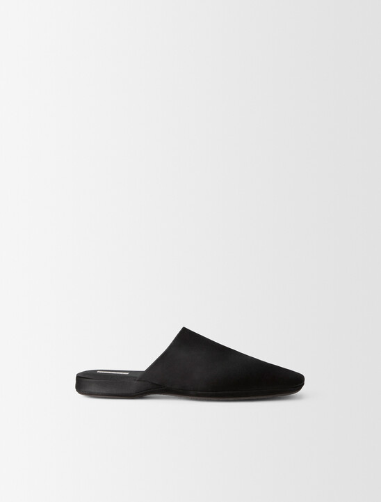 Hugh Silk Satin Slipper