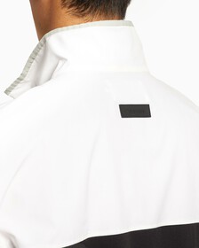 Unisex Color Block Anorak, Bright White, hi-res