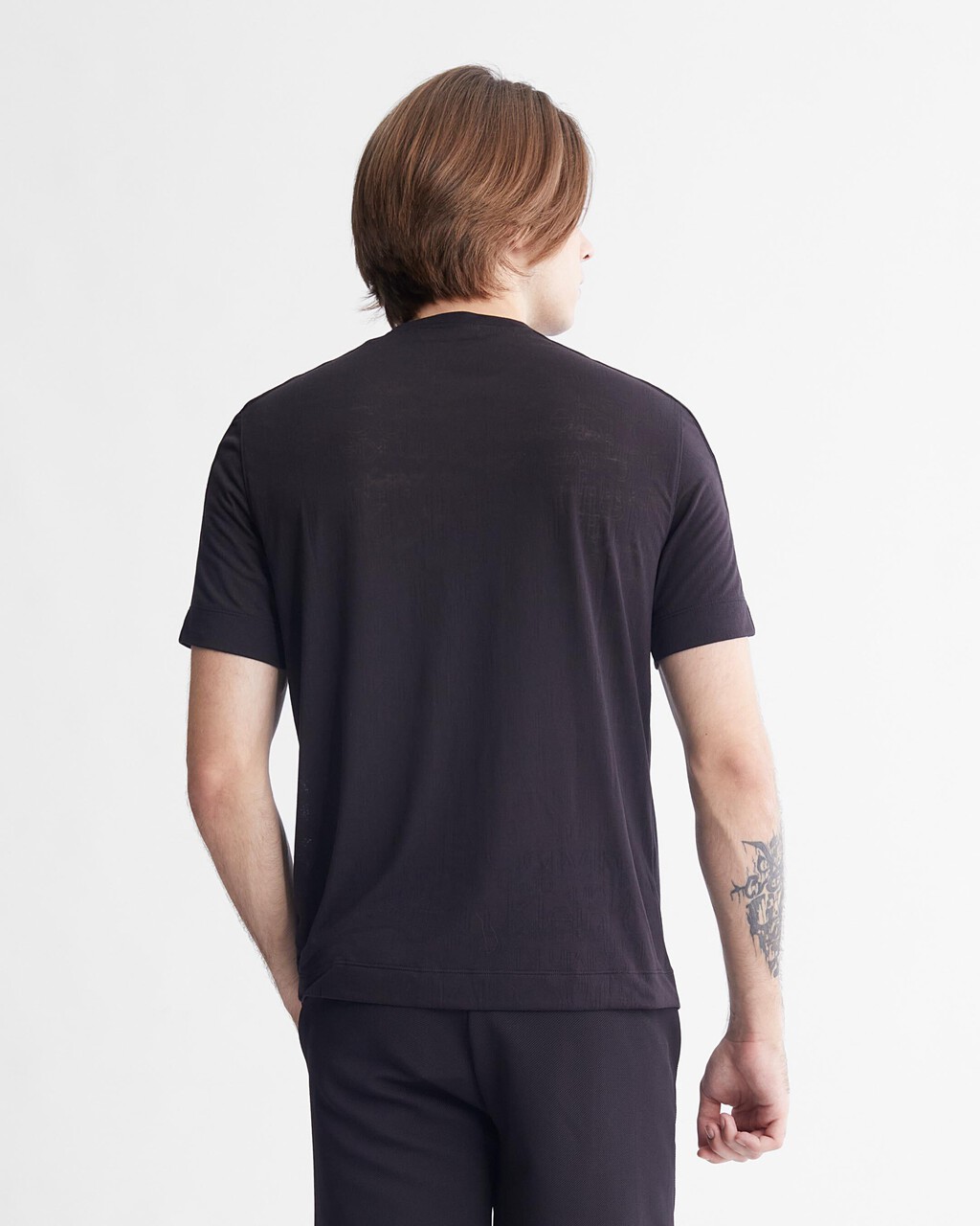 Icon Burnout Logo Short Sleeve Tee, BLACK BEAUTY, hi-res