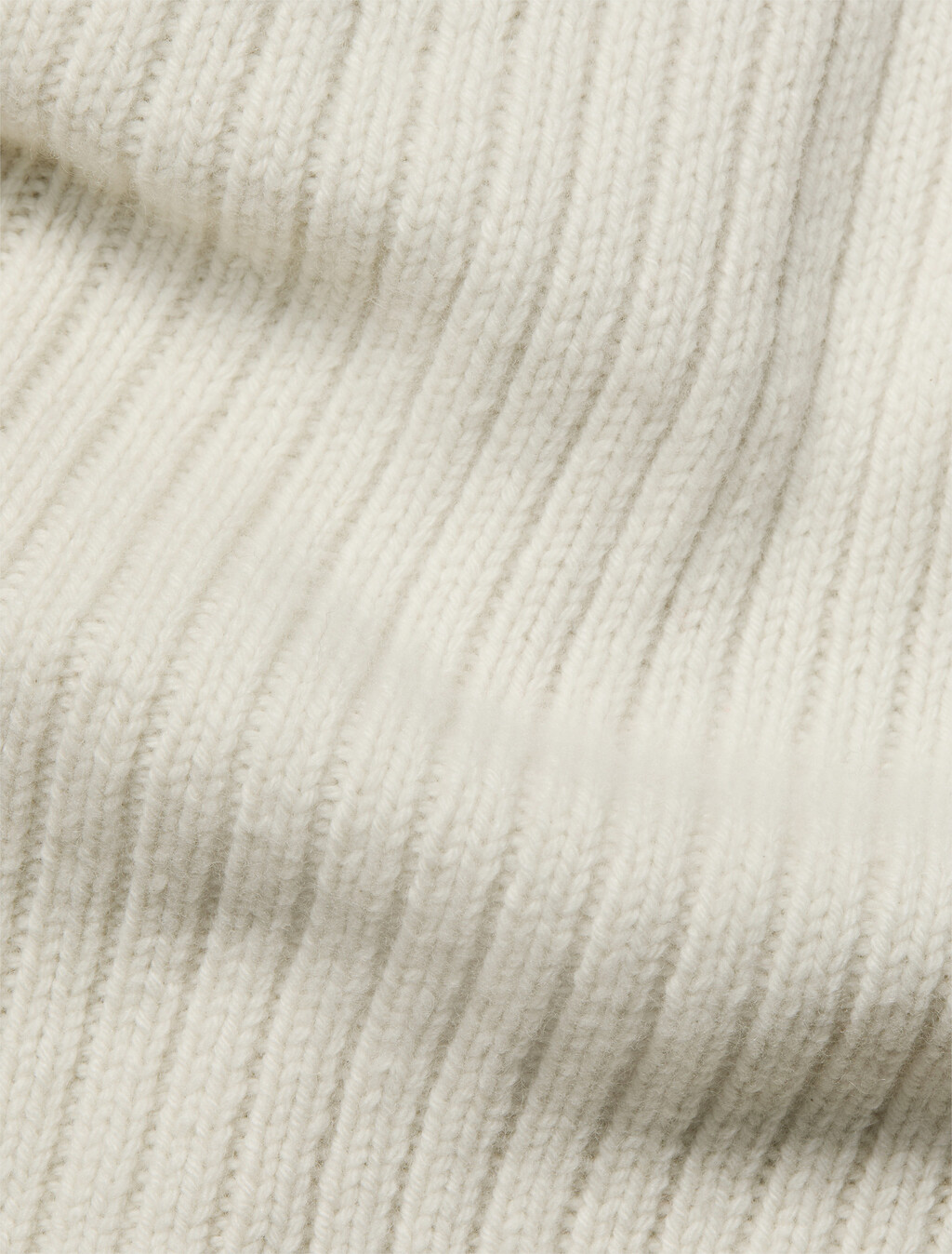 Ribbed Zip Sweater, Chalk, hi-res