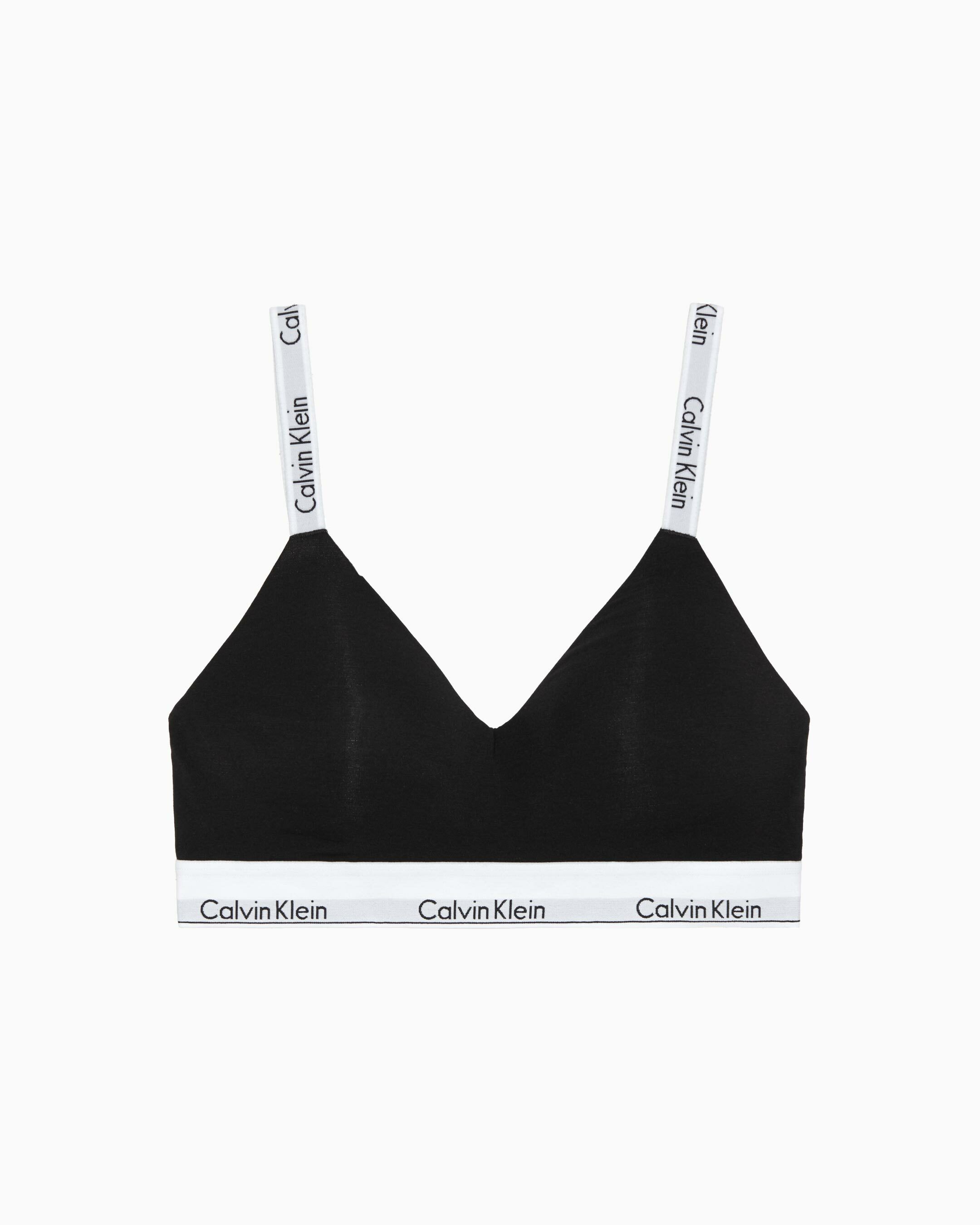 Modern Cotton Lightly Lined Bralette black Calvin Klein Hong Kong