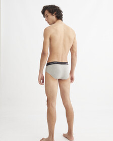 CALVIN KLEIN 1996 COTTON HIPSTER BRIEF, Grey Heather, hi-res
