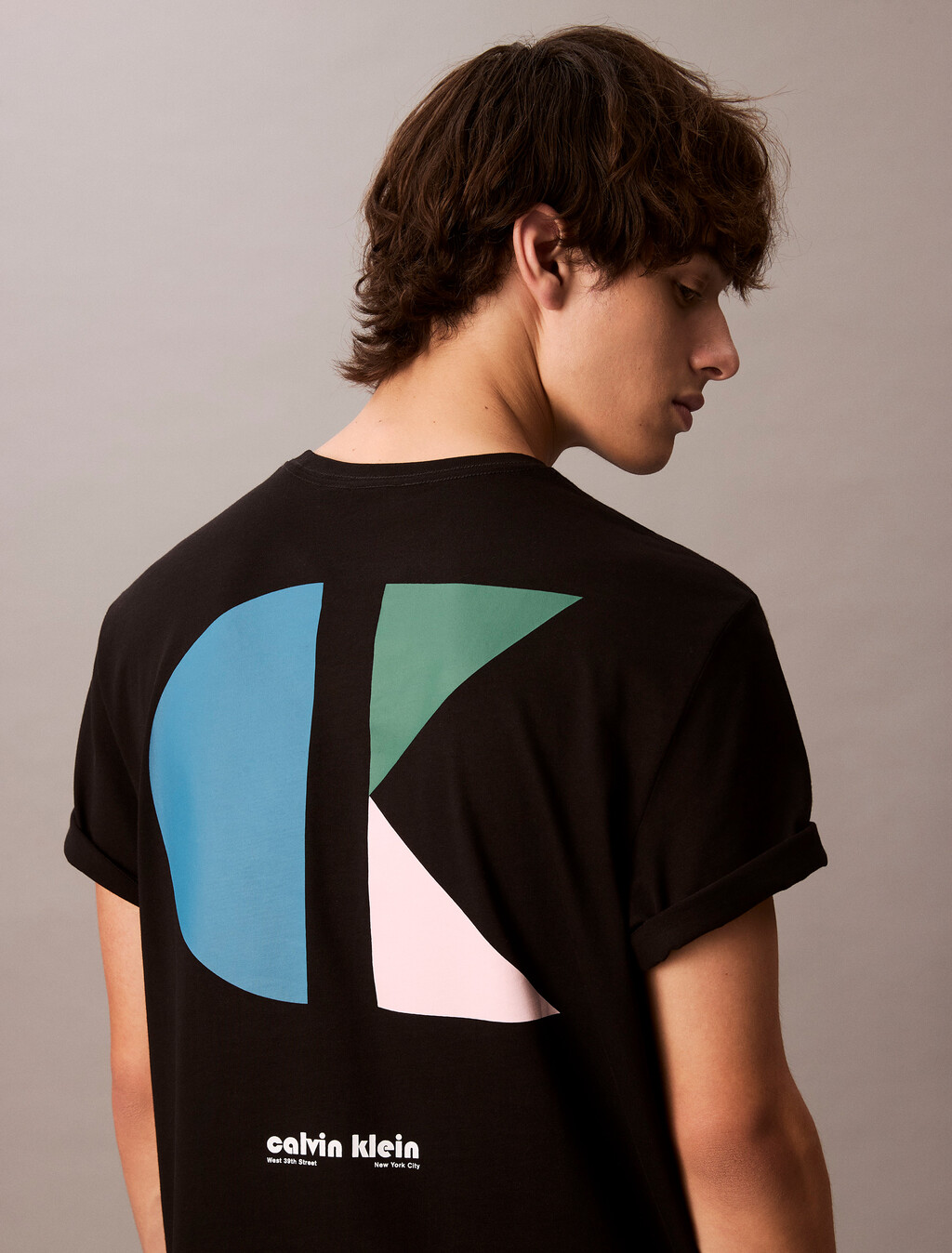 Graphic Logo T-shirt, Black, hi-res