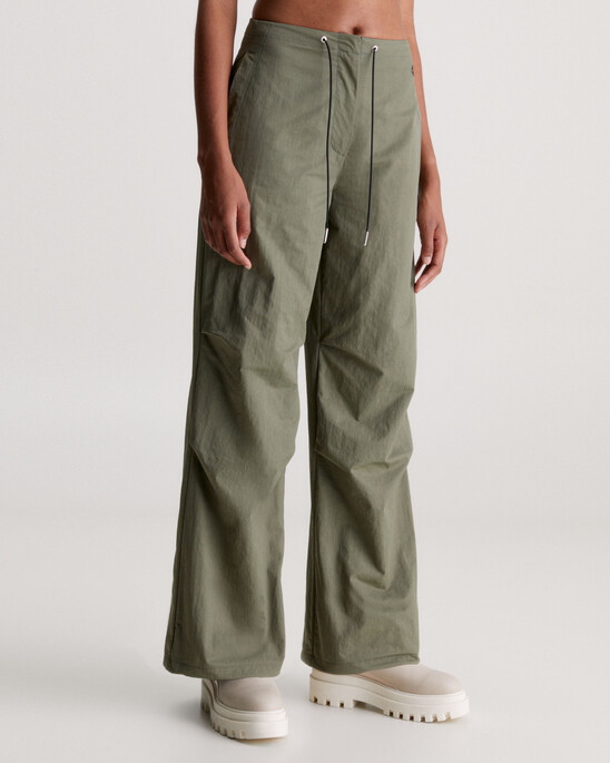 Soft Nylon Parachute Pants