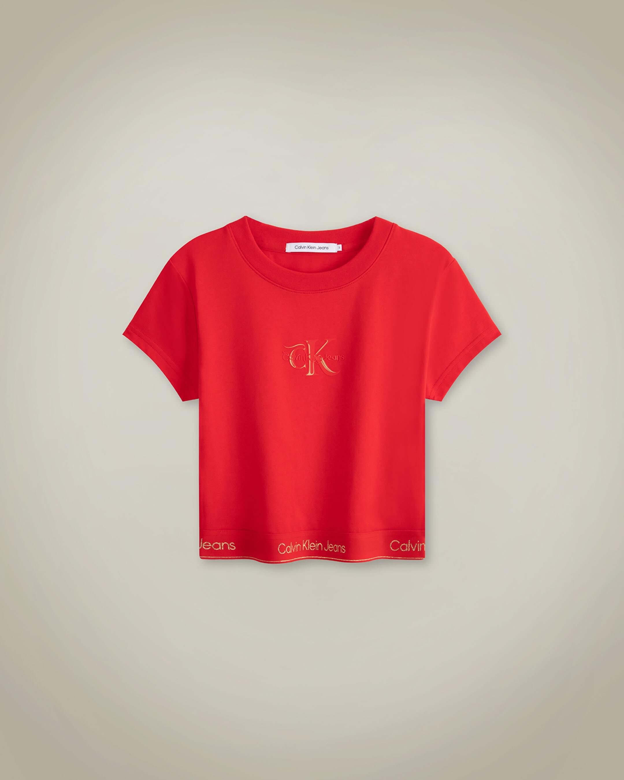 T shirt discount calvin klein rouge