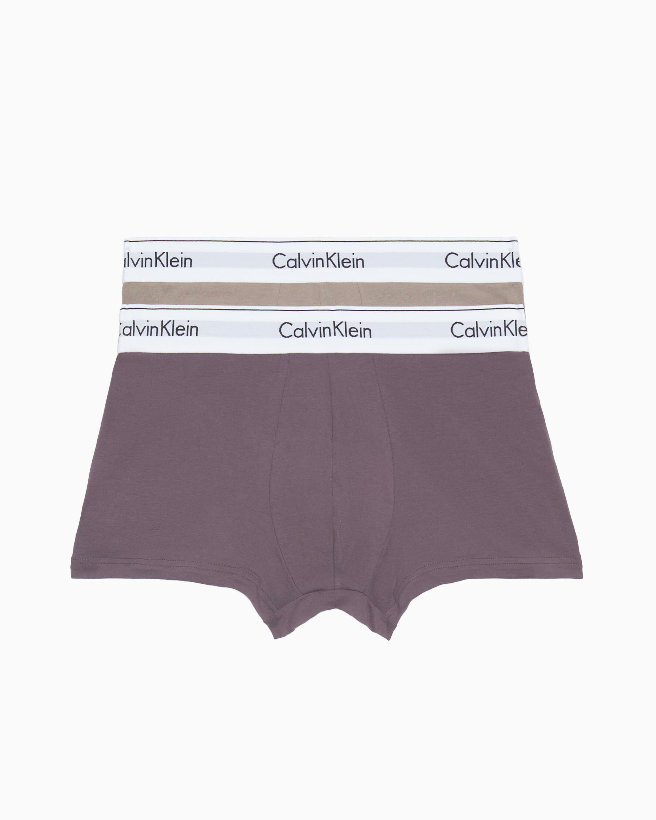 Modern Cotton Stretch Trunks 2 Pack Satellite Huckleberry