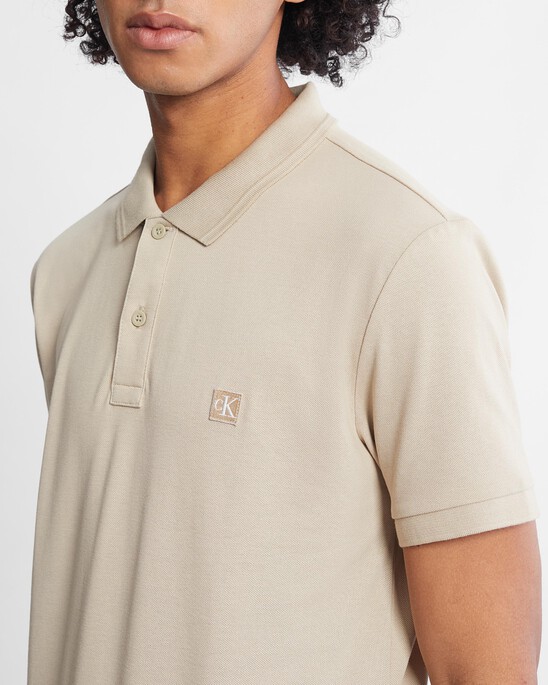 Ck 徽章修身光滑棉質 Polo 衫