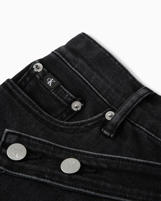 37.5 RECYCLED COTTON HIGH RISE DENIM SHORTS